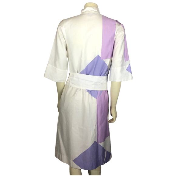 Vintage Catherine Ogust Penthouse Gallery “Forever Dress” Abstract Shirtdress XS - Picture 3 of 13